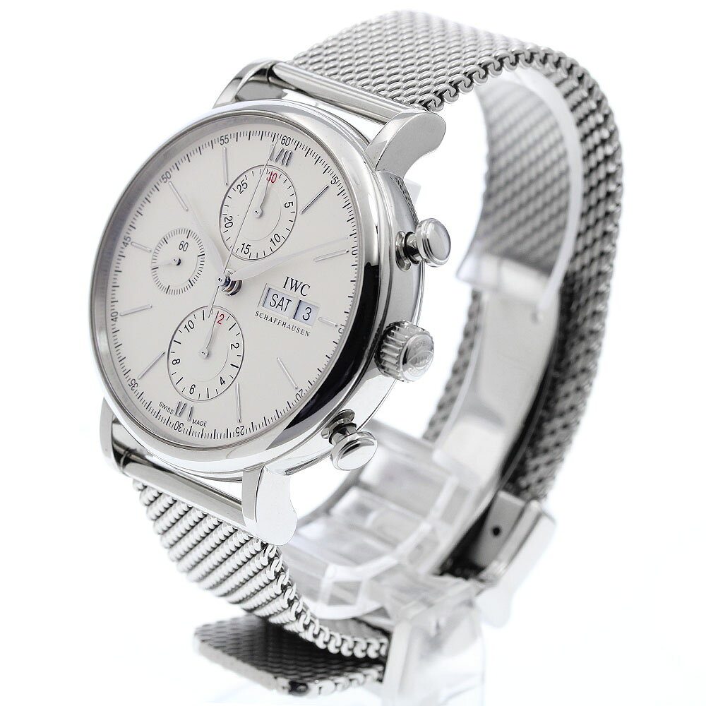 IWC SCHAFFHAUSEN IW391015 ポートフィノ クロノグラフ デイデイト 自動巻き メンズ 良品 保証書付き_ closer01-10269185 CLOSER サンプル画像3