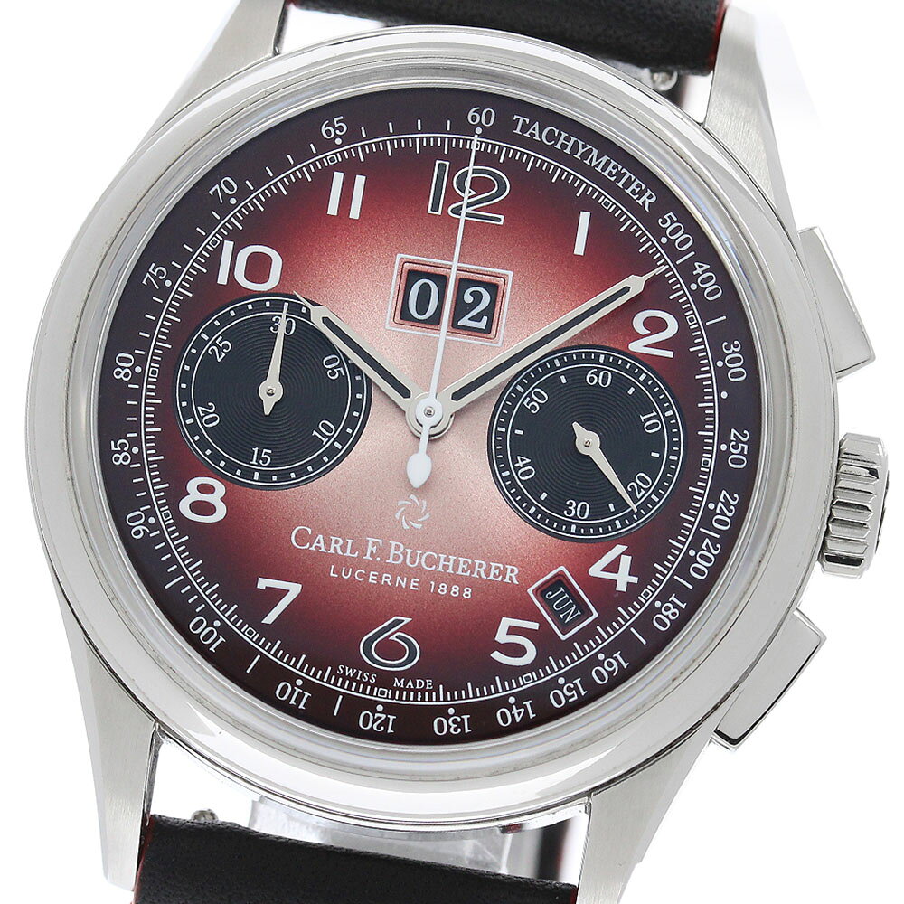 カール F.ブヘラ CARL F.BUCHERER 00.10803.08.92.88 ヘリテージバイコンパックス アニュアル 北京 限定 自動巻き メンズ 良品 _968882【中古】