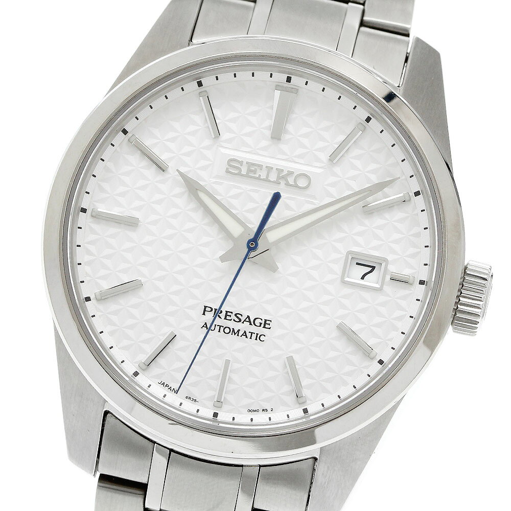 セイコー SEIKO SARX075/6R35-00V0 プレザージュ デイト 自動巻き メンズ 良品 _969055【中古】