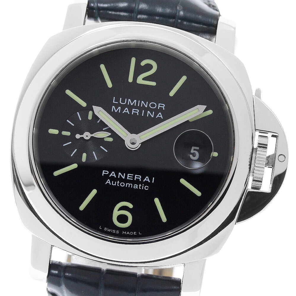 パネライ PANERAI PAM00104 ルミノールマリーナ スモールセコンド 自動巻き メンズ 良品 内箱・保証書付き_969388【中古】