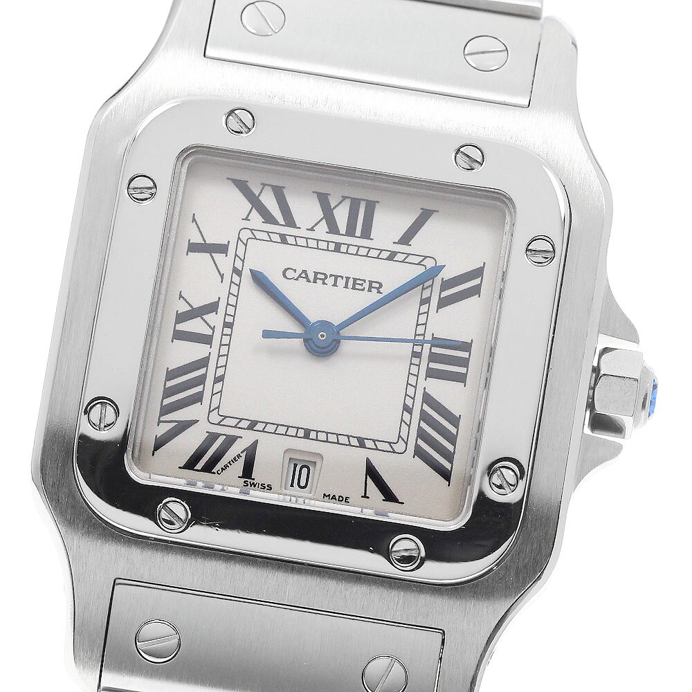 カルティエ CARTIER W20060D6 サントスガルベLM デイト クォーツ メンズ _969 ...