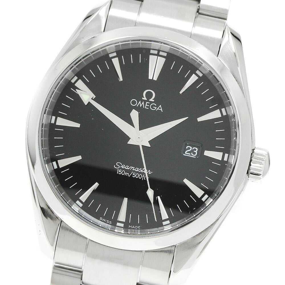 オメガ OMEGA 2517.50 シーマスター アクアテラ デイト クォーツ メンズ _95853 ...