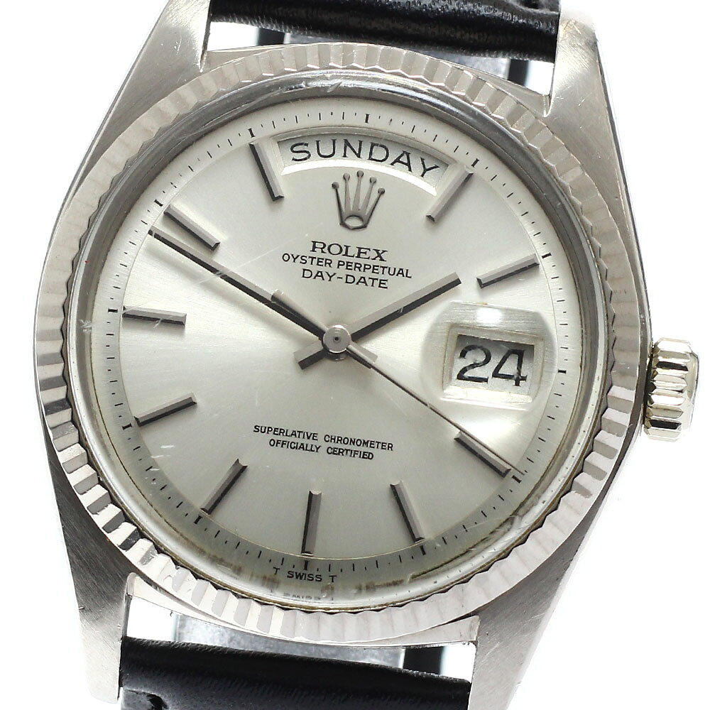 ロレックス ROLEX 1803 オイスターパーペチュアル デイデイト K18WG Cal.1556 自動巻き メンズ _965077【中古】