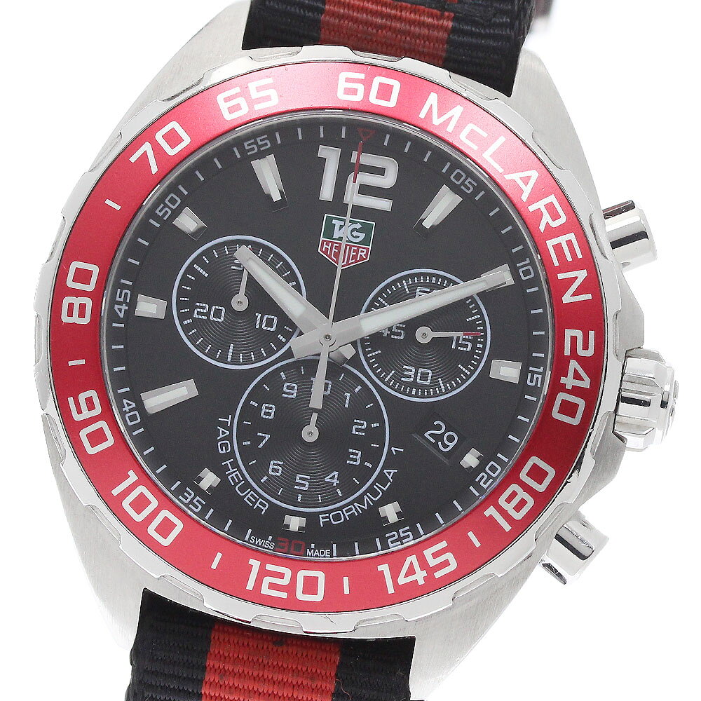 タグホイヤー TAG HEUER CAZ1112 フォーミュラー1クロノグラフ マクラーレン 30周年 5000本限定 クォーツ メンズ _967422【中古】