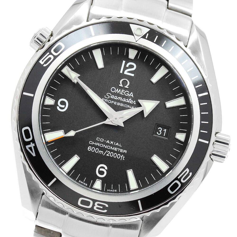 オメガ OMEGA 2200.50 シーマスター600 プラネットオーシャン デイト 自動巻き メンズ 良品 保証書付き_967823【中古】
