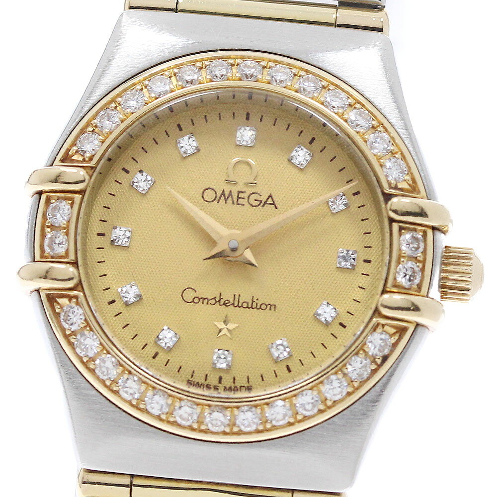 オメガ OMEGA 1267.15 コンステレーション ダイヤベゼル 12Pダイヤ クォーツ レディ ...