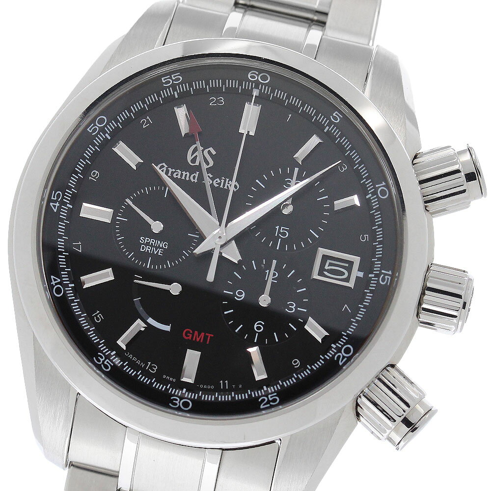 セイコー SEIKO SBGC203/9R86-0AA0 グランドセイコー GMT スプリングドライブ メンズ 良品 _969423【中古】