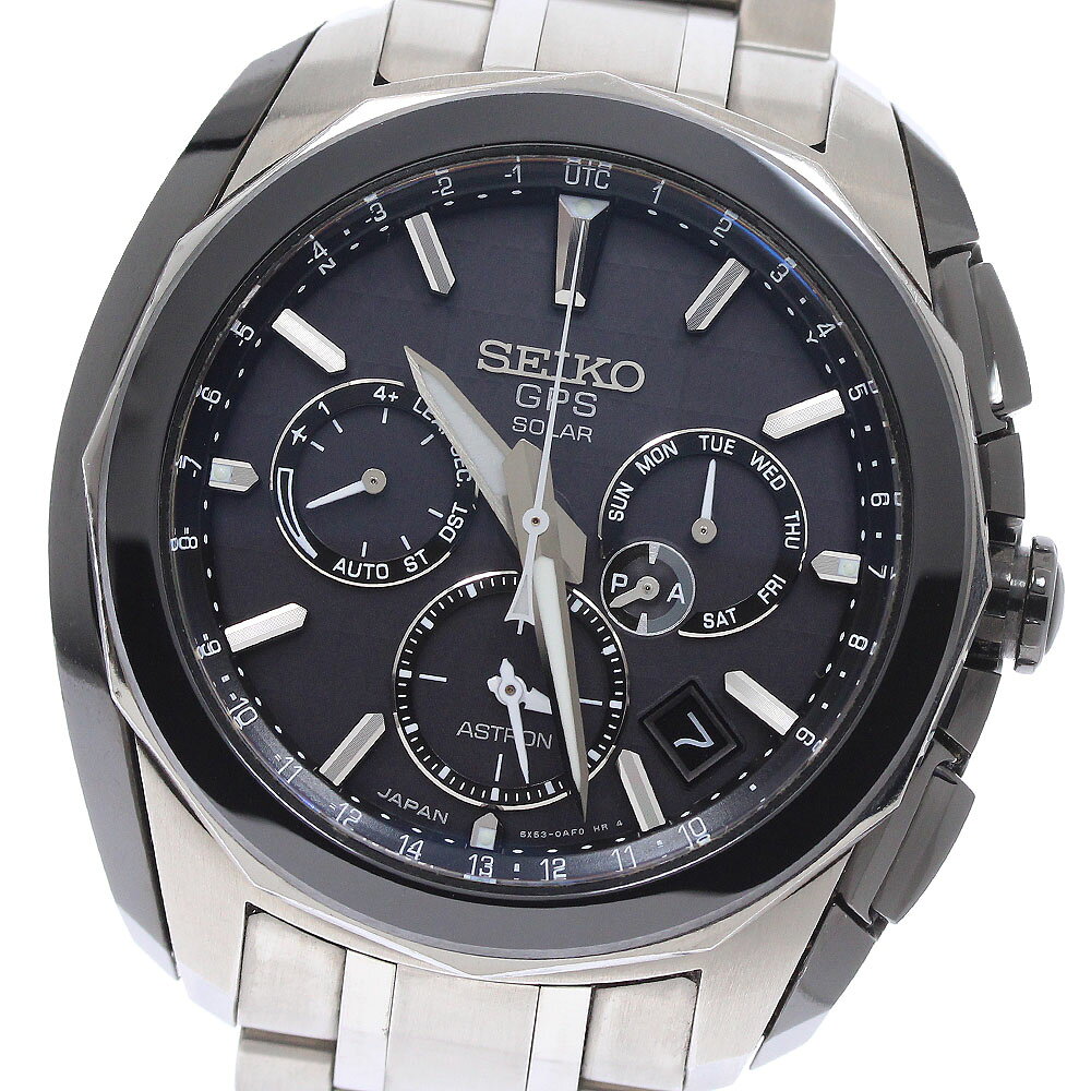 セイコー SEIKO SBXC029/5X53-0AL0 アストロン エグゼクティブライン5X GPS ソーラー電波 メンズ 箱付き_957715【中古】