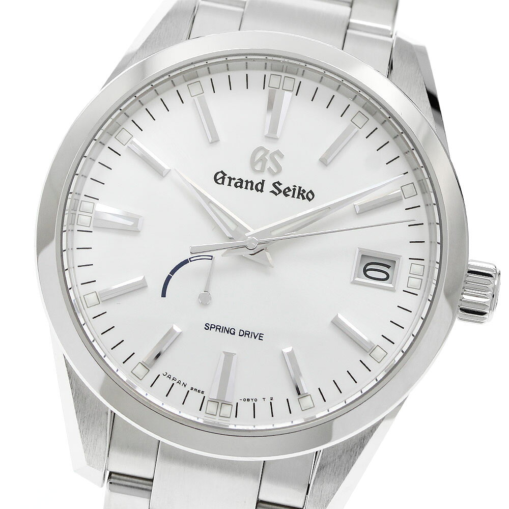 セイコー SEIKO SBGA299/9R65-0BM0 グランドセイコー デイト パワーリザーブ スプリングドライブ メンズ 良品 _959566【中古】