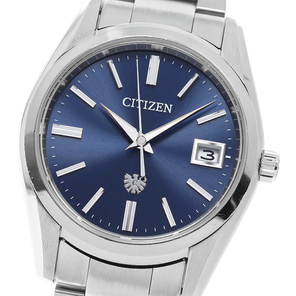シチズン CITIZEN AQ4080-52L/A060-T026907 ザ・シチズン エコドライブ デイト ソーラー メンズ _960545【中古】