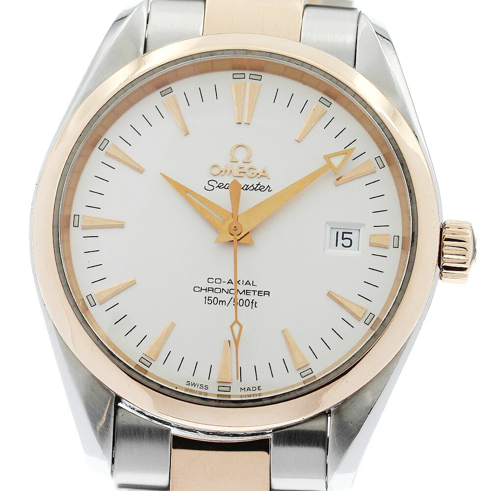 オメガ OMEGA 2303.30 シーマスター アクアテラ コーアクシャル デイト 自動巻き メンズ _962031【中古】