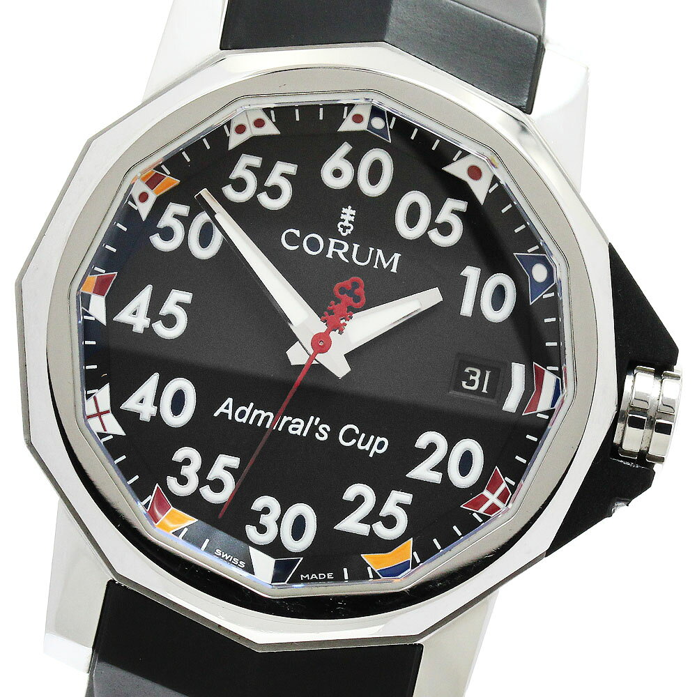 コルム CORUM 01.0010 アドミラルズ カップ デイト 自動巻き メンズ _967709【 ...