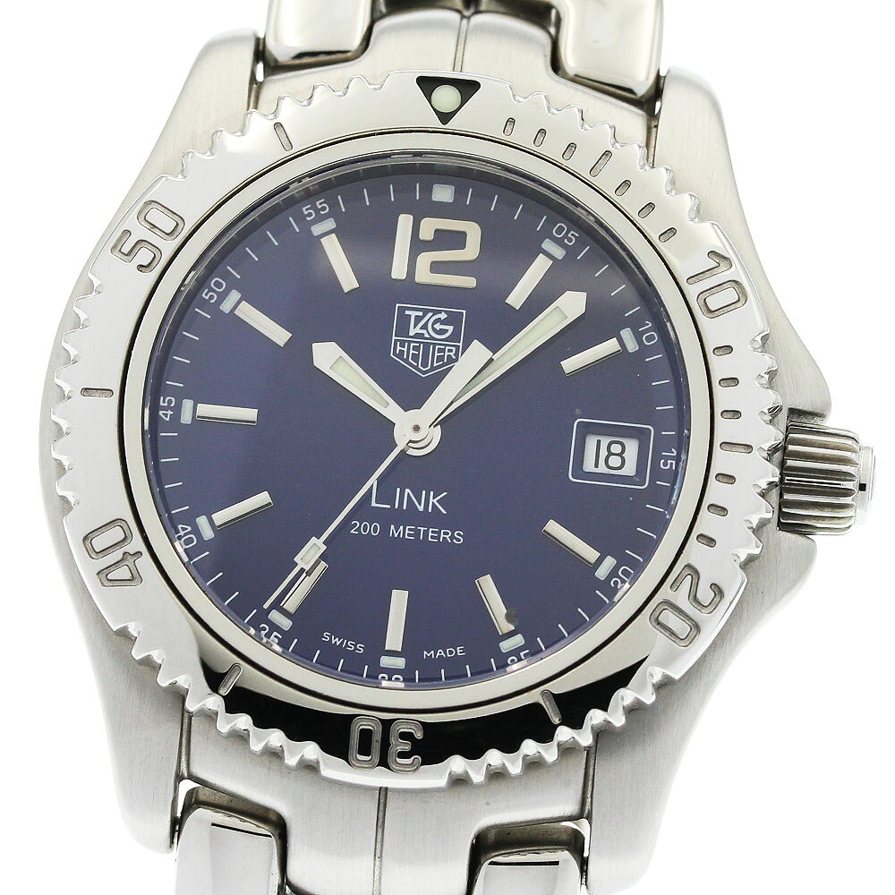 タグホイヤー TAG HEUER WT1213-0 リンク デイト クォーツ ボーイズ 良品 保証書付き_970596【中古】