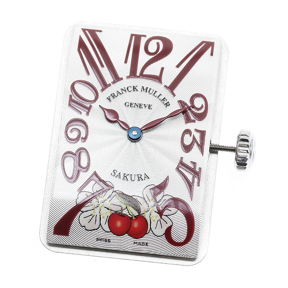 フランクミュラー FRANCK MULLER ロングアイランドサクラ ムーブメント Cal.772 クォーツ レディース 美品 _935635