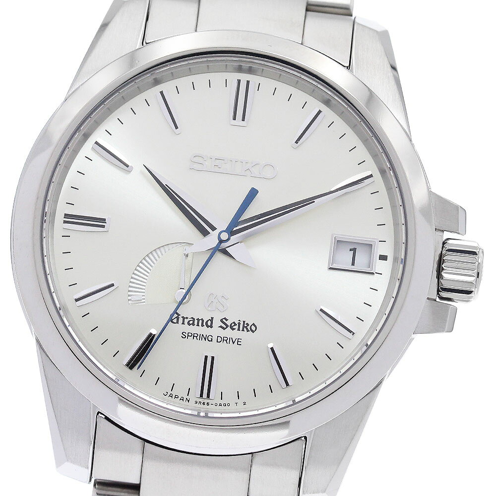 セイコー SEIKO SBGA079/9R65-0BG0 グランドセイコー パワーリザーブ スプリングドライブ メンズ 美品 保証書付 メーカーOH済_958678【中古】