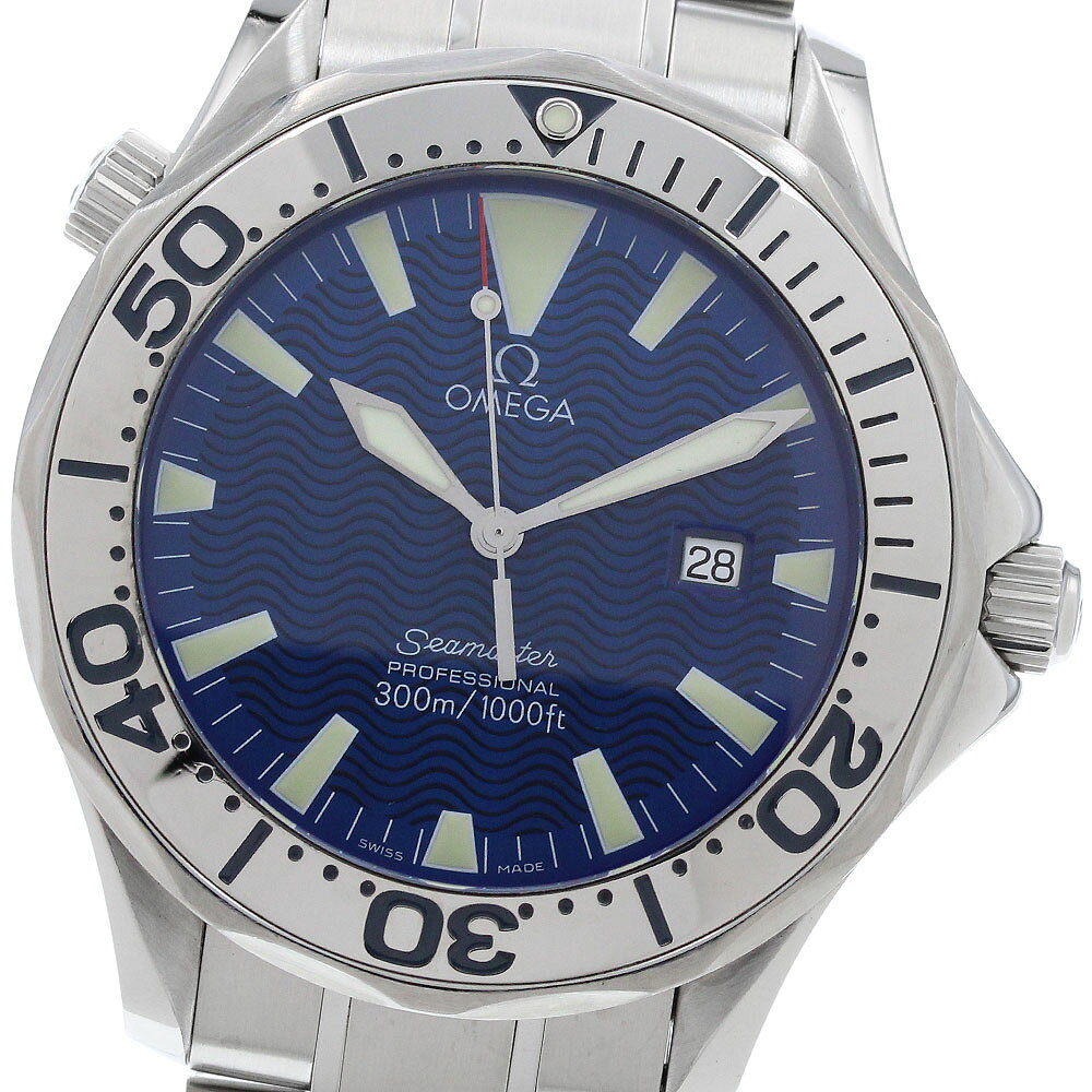 オメガ OMEGA 2265.80 シーマスター 300 デイト クォーツ メンズ _965469【中古】