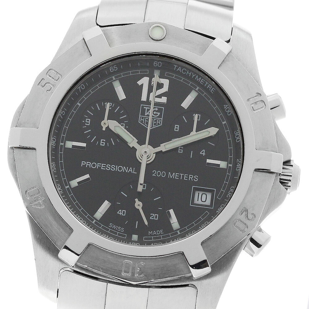タグホイヤー TAG HEUER CN1110.BA0337 エクスクルーシブ デイト クロノグラフ クォーツ メンズ _965841【中古】