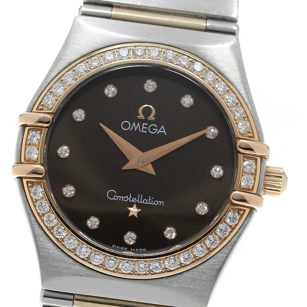 オメガ OMEGA 1358.60 コンステレーション ダイヤベゼル 12Pダイヤ クォーツ レディース _968960【中古】