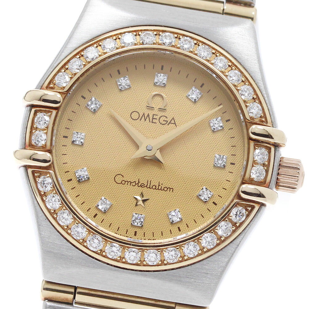 オメガ OMEGA 1267.15 コンステレーション ダイヤベゼル 12Pダイヤ クォーツ レディ ...