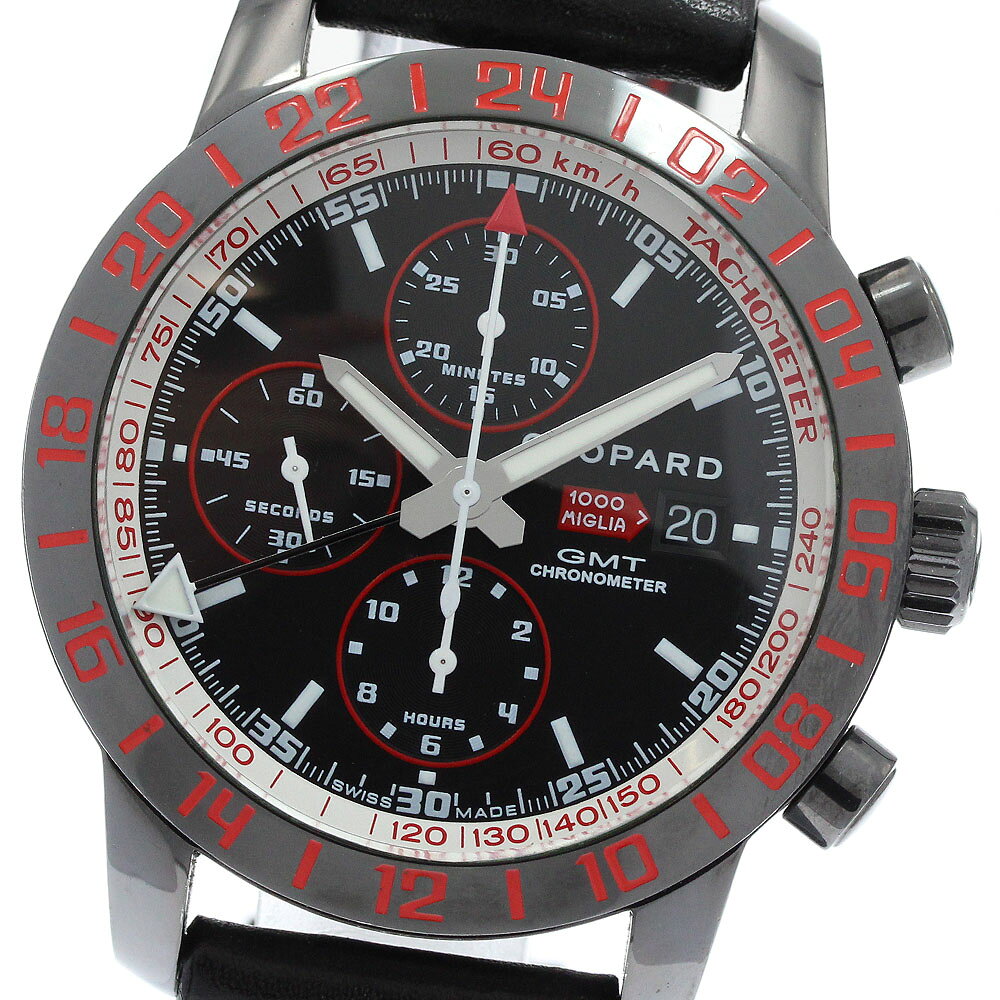 ショパール Chopard 16/8992 ミッレミリア GT XL スピードブラック2 デイト クロノグラフ 自動巻き メンズ _970656【中古】