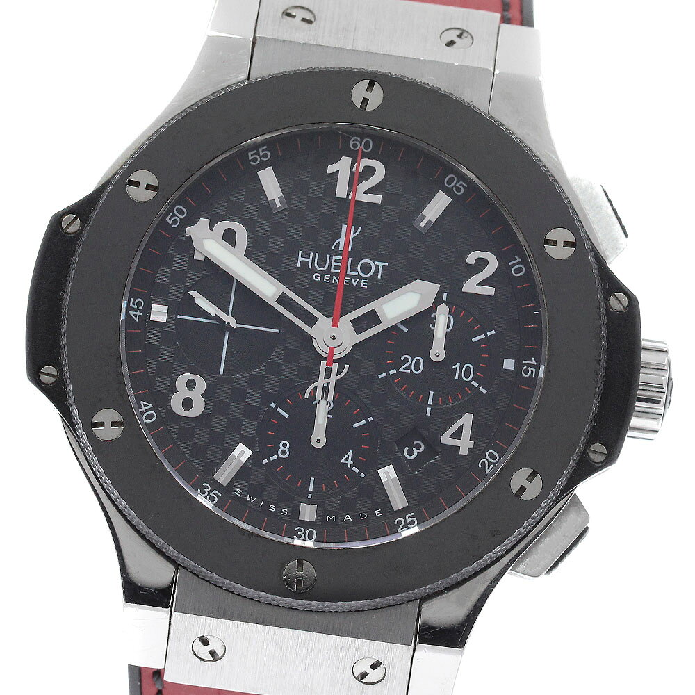 ウブロ HUBLOT 301.SB.131.RX ビッグ・バン スチールセラミック クロノグラフ 自動巻き メンズ 保証書付き_624727【中古】