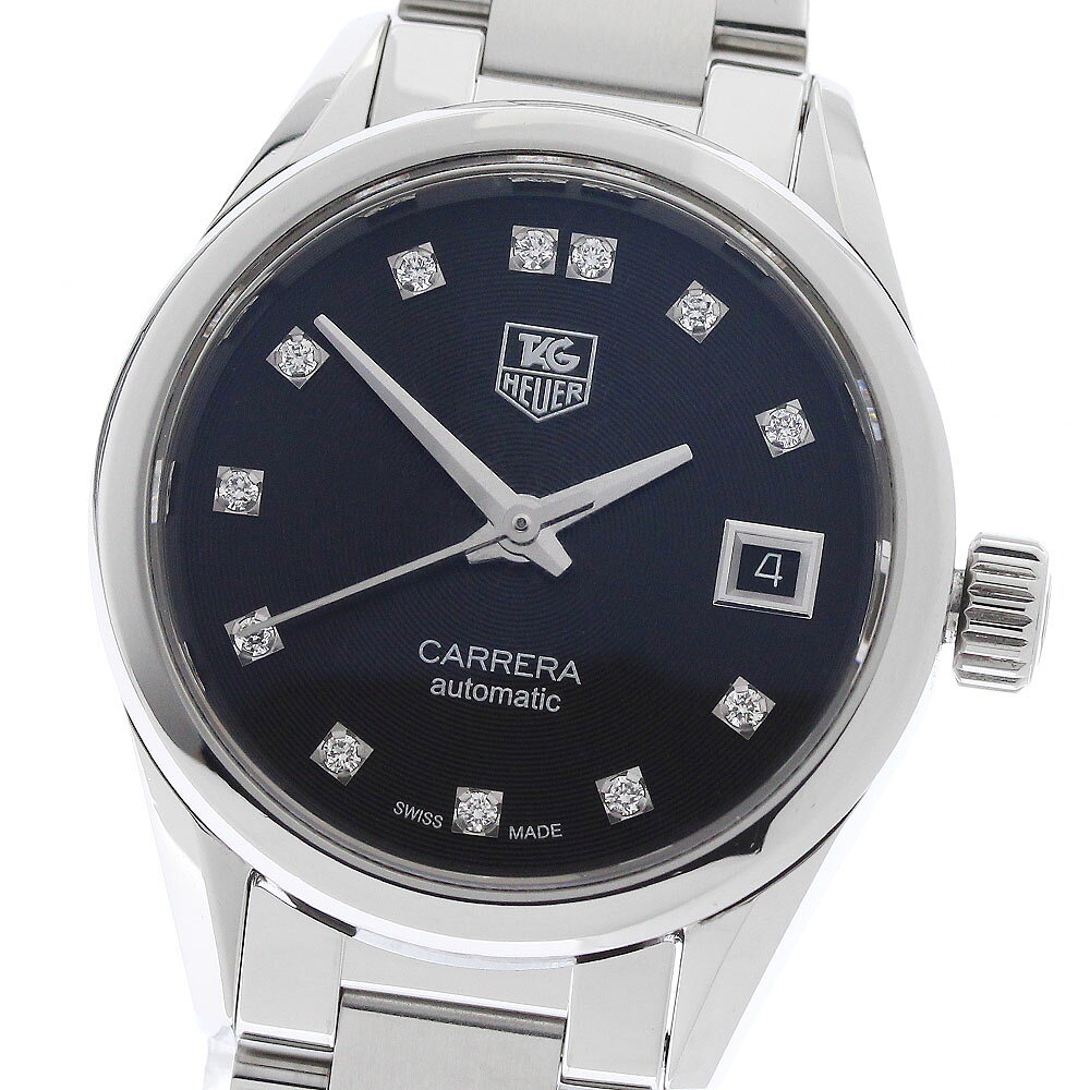 タグホイヤー TAG HEUER WAR2413-2 カレラ レディ 12Pダイヤ キャリバー9 自動巻き レディース 良品 _951502【中古】