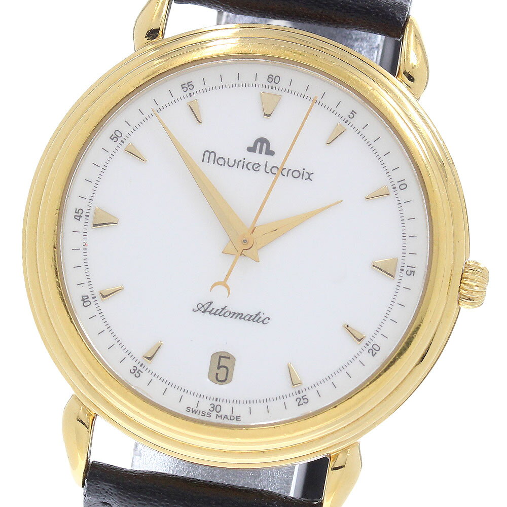 モーリスラクロア MAURICE LACROIX 11407 デイト 自動巻き メンズ _955477【中古】