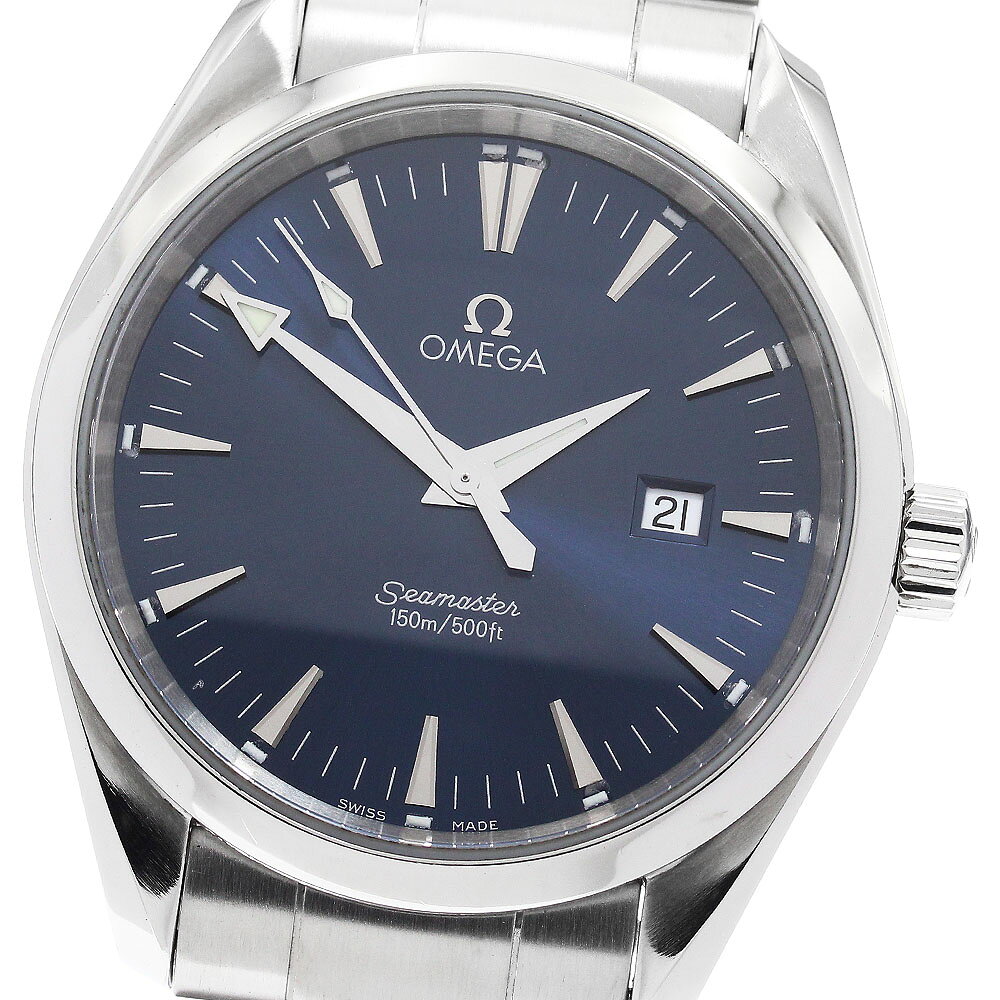 オメガ OMEGA 2517.80 シーマスター アクアテラ デイト クォーツ メンズ 良品 _963114【中古】