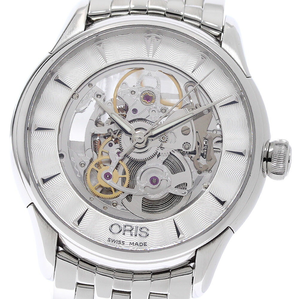 オリス ORIS 7591 アートリエ デイト 自動巻き メンズ _963206【中古】