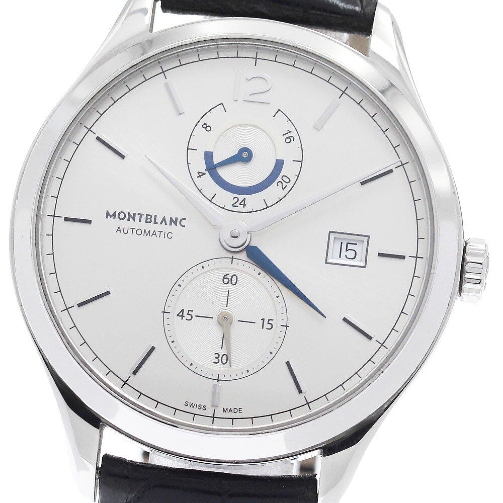 モンブラン MONTBLANC 7348 ヘリテイジ クロノメトリー デュアルタイム デイト 自動巻き メンズ _967167【中古】