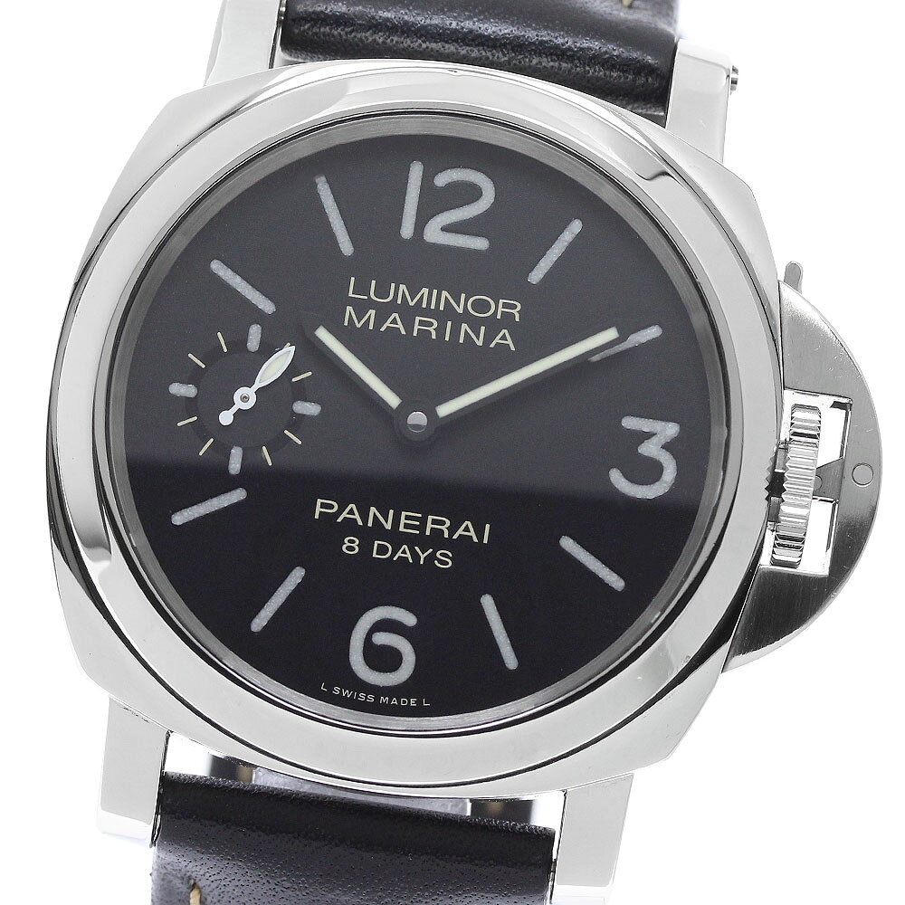 パネライ PANERAI PAM00510 ルミノール マリーナ 8デイズ 44mm 手巻き メンズ 内箱・保証書付き_968581【中古】