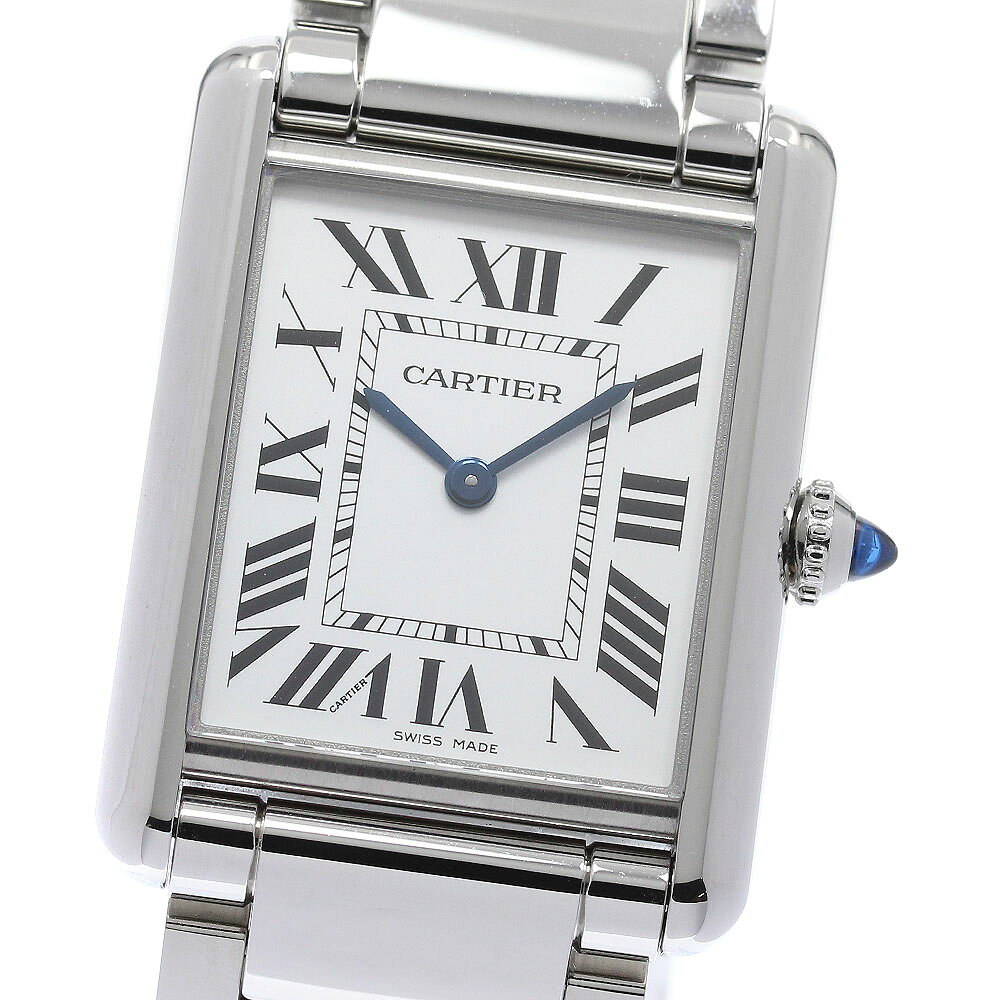 カルティエ CARTIER WSTA0106 タンクマスト LM クォーツ メンズ 良品 保証書付き_968944【中古】