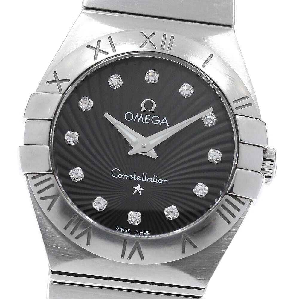 オメガ OMEGA 123.10.27.60.51.002 コンステレーション 12Pダイヤモンド クォーツ レディース _969015【中古】