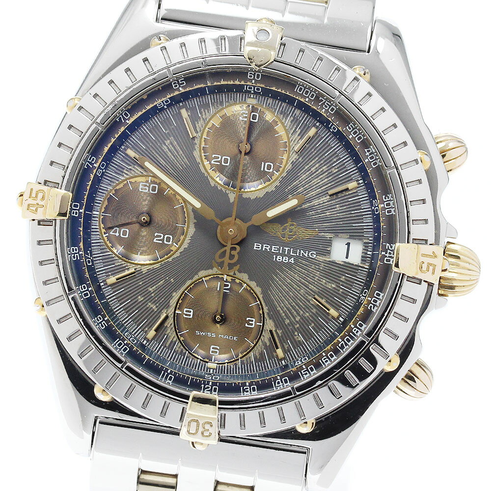 ブライトリング BREITLING B13048 クロノマット デイト 自動巻き メンズ _945714【中古】