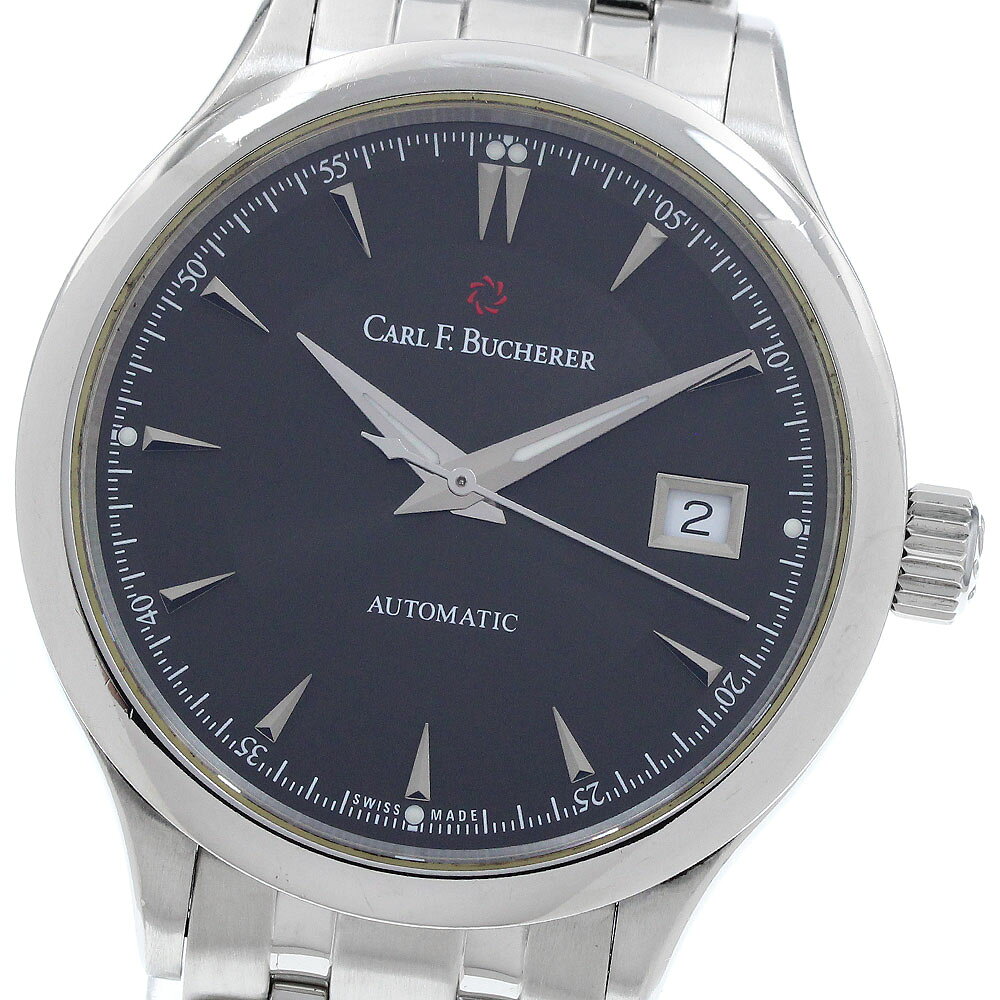カール F.ブヘラ CARL F.BUCHERER 10908.08A マネロ デイト 自動巻き メンズ _962102【中古】