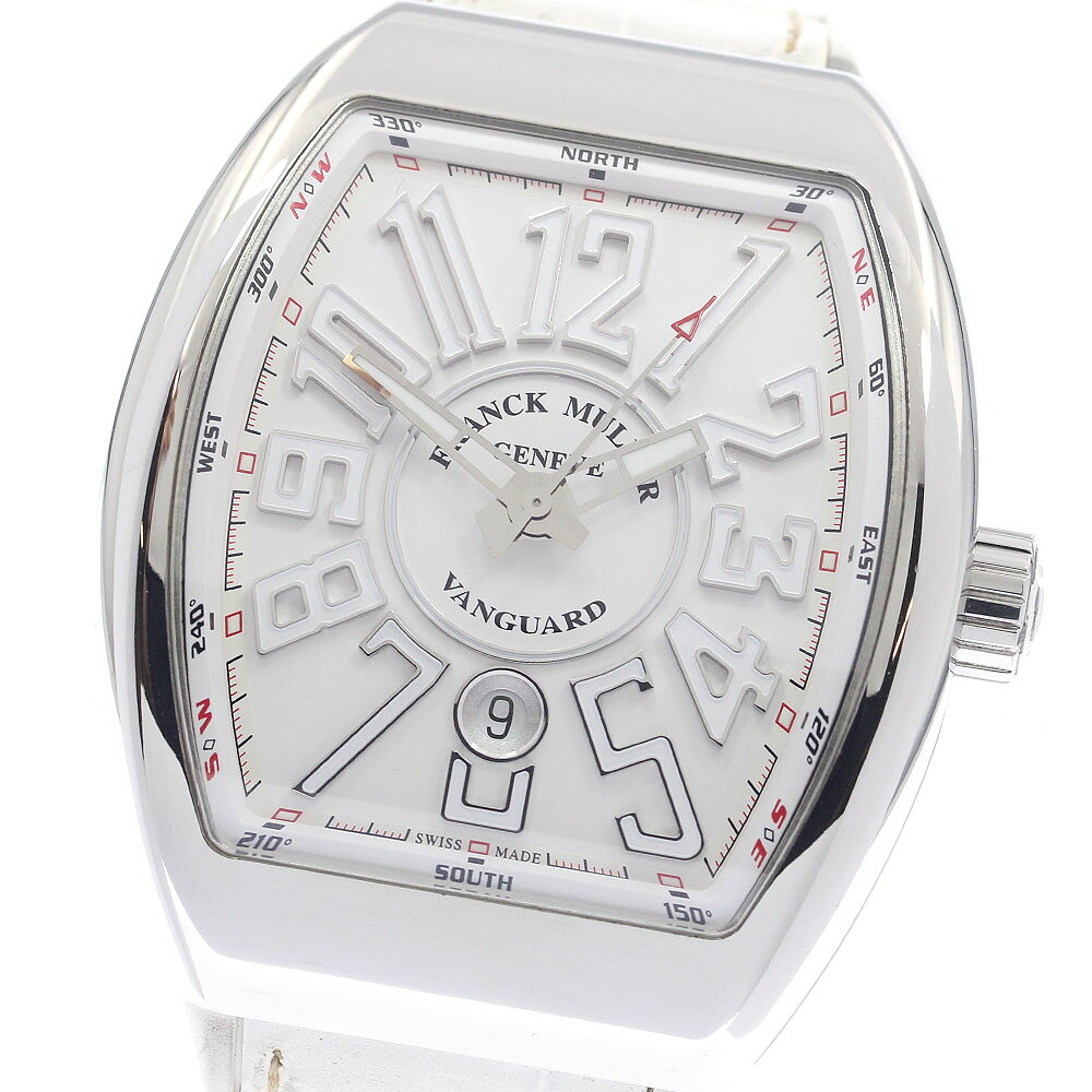 フランクミュラー FRANCK MULLER V45SCDT ヴァンガード デイト 自動巻き メンズ 箱付き_967252【中古】