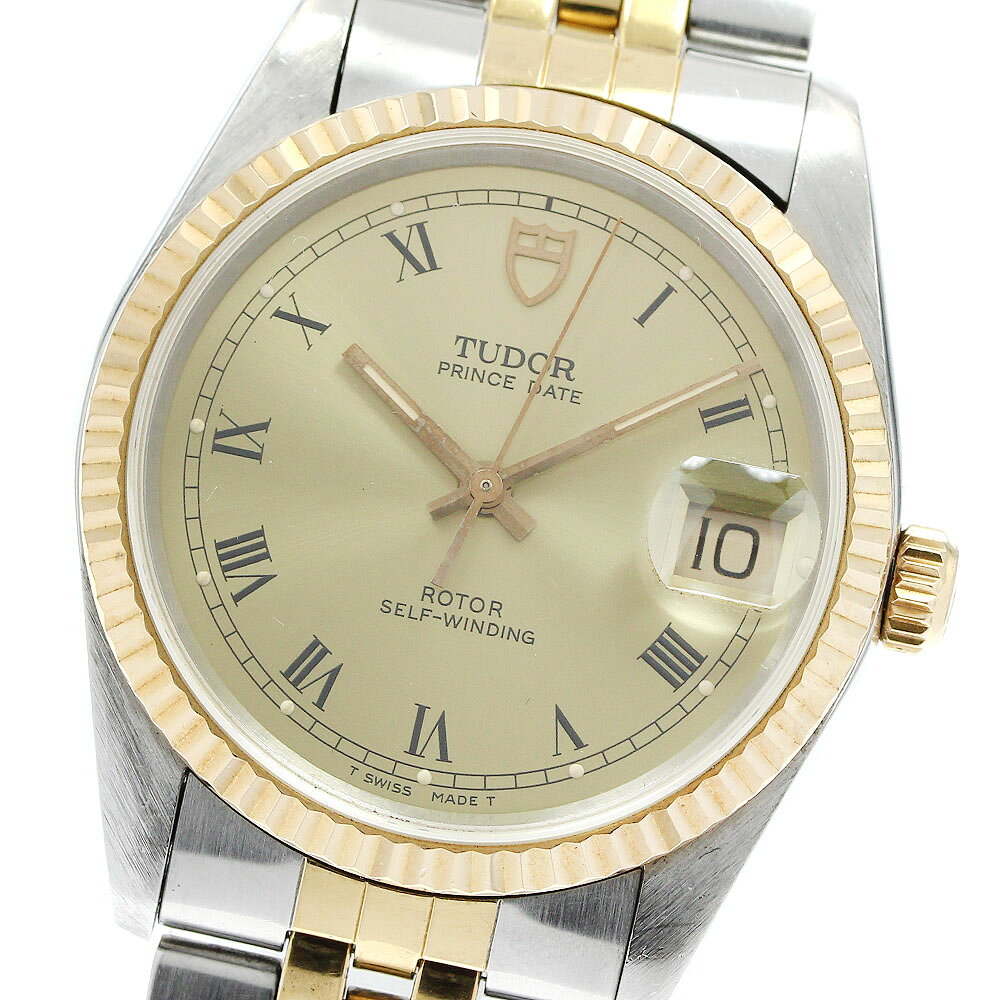 チュードル TUDOR 74033 プリンス デイト YGベゼル 自動巻き メンズ _967880【 ...