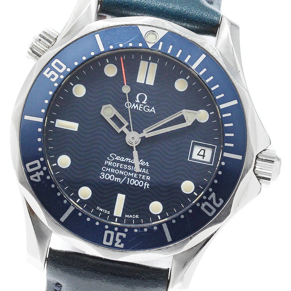 オメガ OMEGA 2551.80 シーマスター ダイバー 300M デイト 自動巻き ボーイズ _968093【中古】
