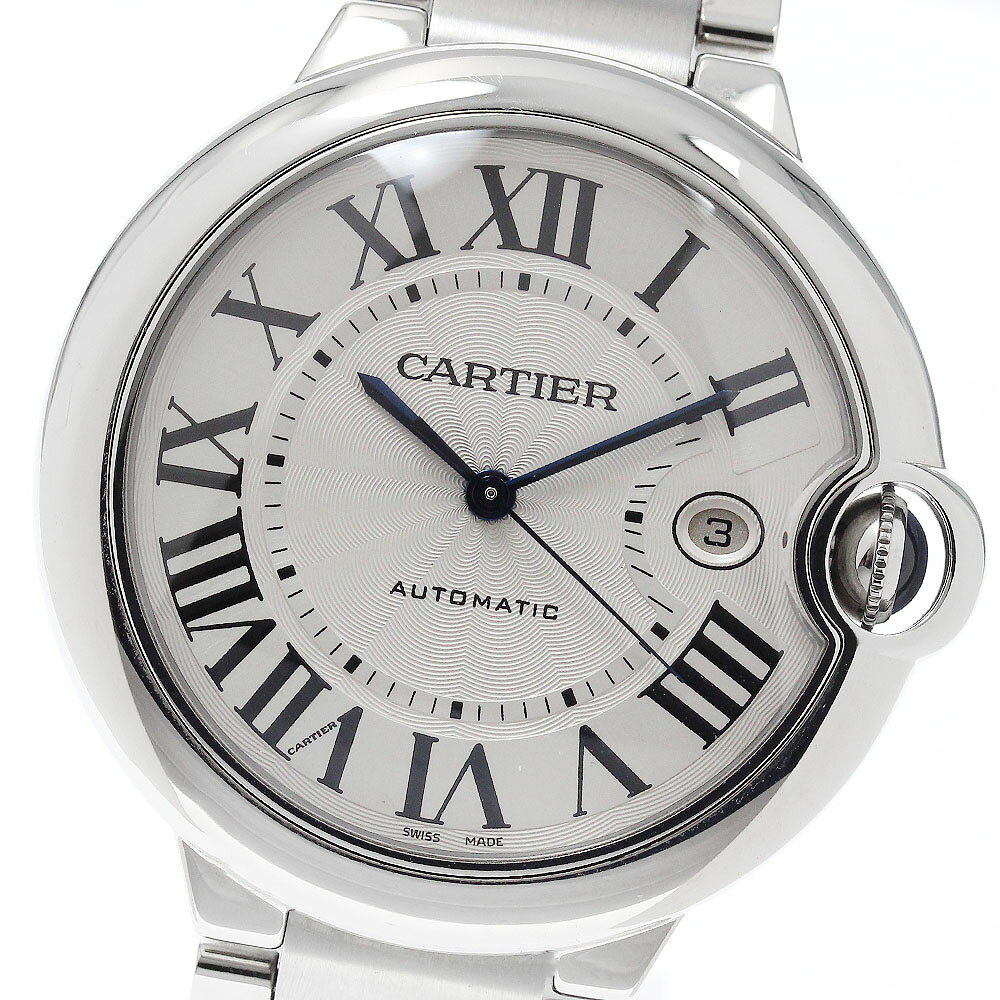 カルティエ CARTIER W69012Z4 バロンブルーLM デイト 自動巻き メンズ 良品 _971120【中古】