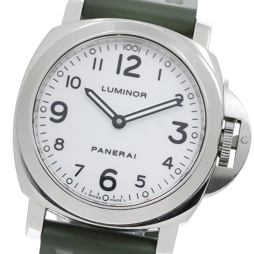 パネライ PANERAI PAM00114 ルミノール ベース 手巻き メンズ 保証書付き_971138【中古】