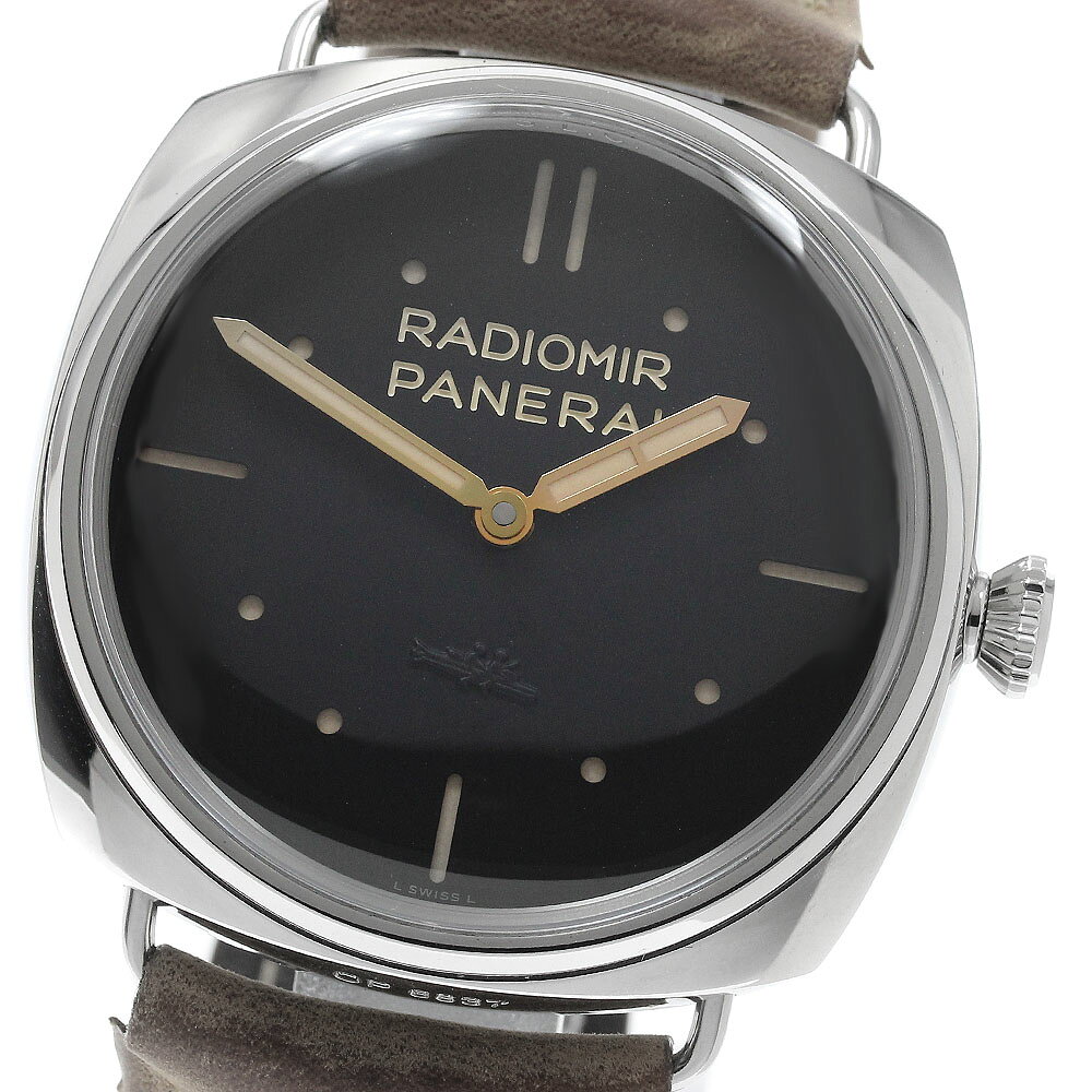 パネライ PANERAI PAM00425 ラジオミール S.L.C 3デイズ 手巻き メンズ 保証書付き_971148【中古】