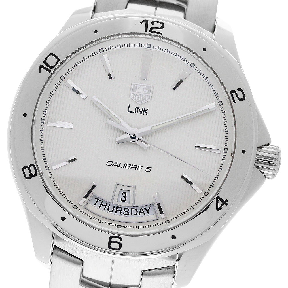 タグホイヤー TAG HEUER WAT2011 リンク デイデイト 自動巻き メンズ 美品 _971156【中古】