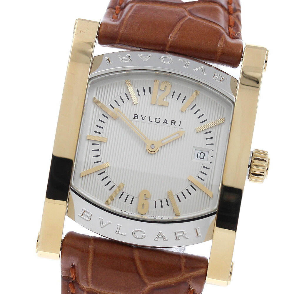 ブルガリ BVLGARI AA39SG アショーマ クォーツ ボーイズ 美品 保証書付き_971296【中古】