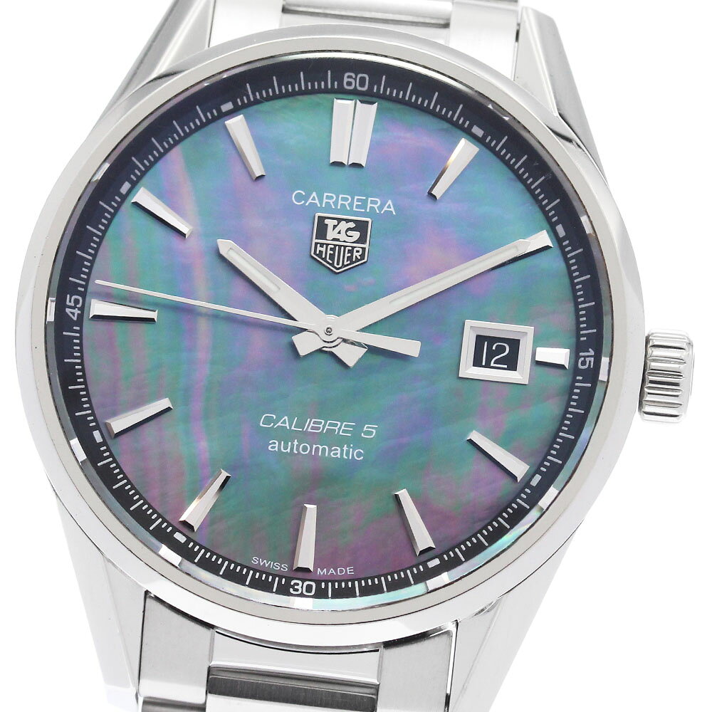 タグホイヤー TAG HEUER WAR211F カレラ キャリバー5 日本限定モデル 500本限定 ブラックシェル文字盤 自動巻き メンズ _958551【中古】