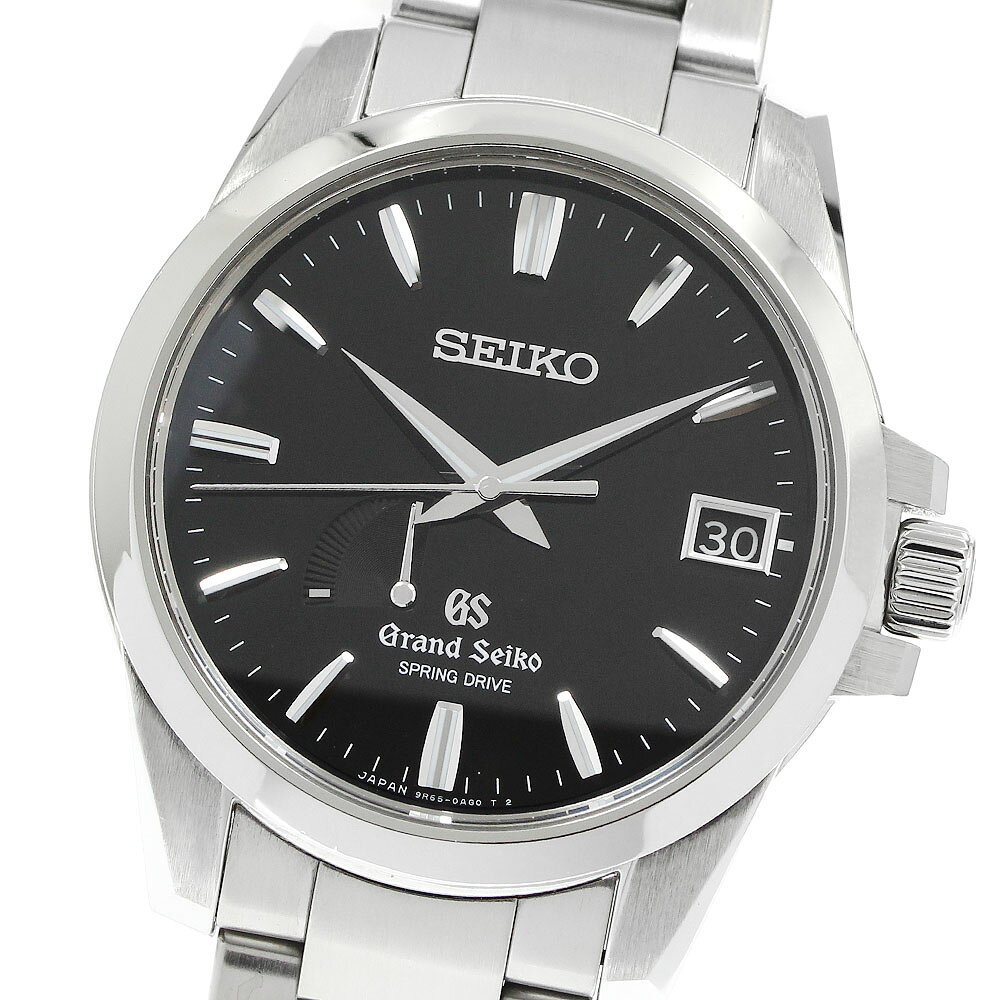 セイコー SEIKO SBGA027/9R65-0AG1 グランドセイコー デイト パワーリザーブ スプリングドライブ メンズ 良品 _962664【中古】