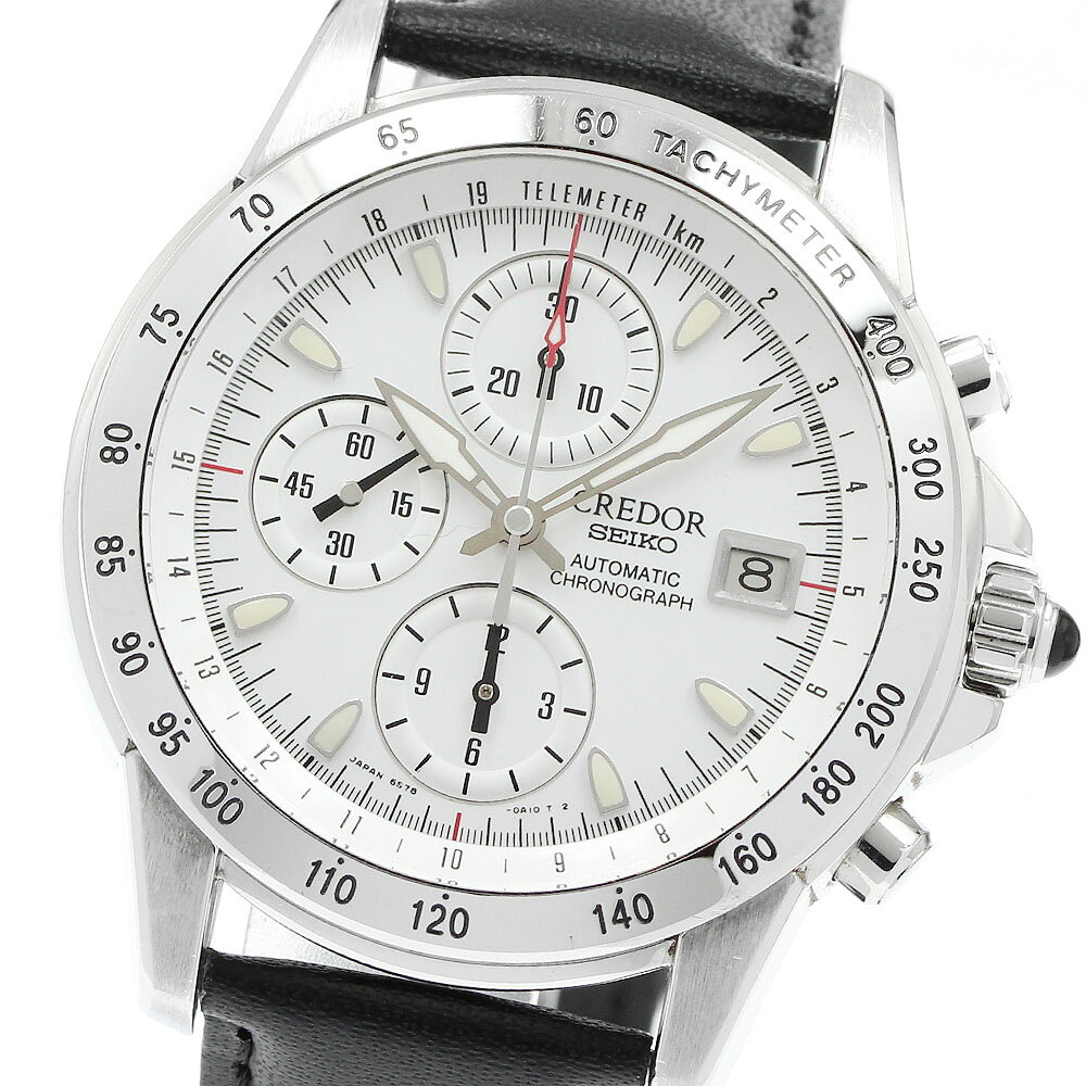 セイコー SEIKO GCBP993/6S78-0A30 クレドール フェニックス クロノグラフ 自動巻き メンズ _965406【中古】
