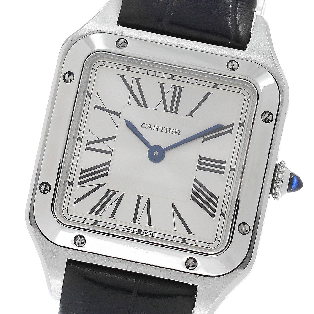 カルティエ CARTIER WSSA0023 サントスデュモン SM クォーツ レディース _967894【中古】