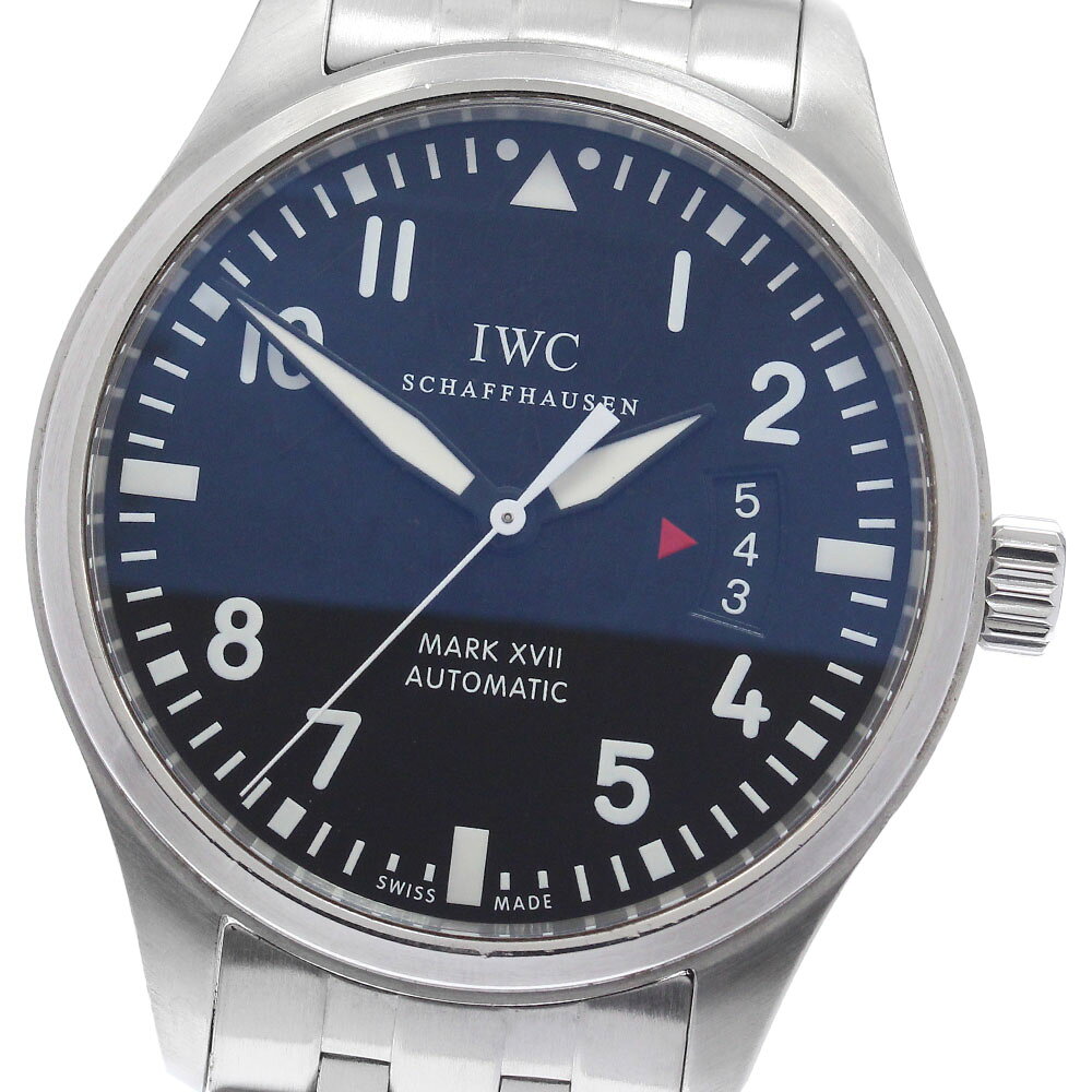 IWC IWC SCHAFFHAUSEN IW326504 パイロットウォッチ マークXV2 デイト 自動巻き メンズ 保証書付き_968426【中古】
