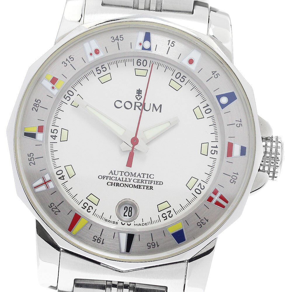 コルム CORUM 982.530.20 アドミラルズカップ デイト 自動巻き メンズ _969040【中古】