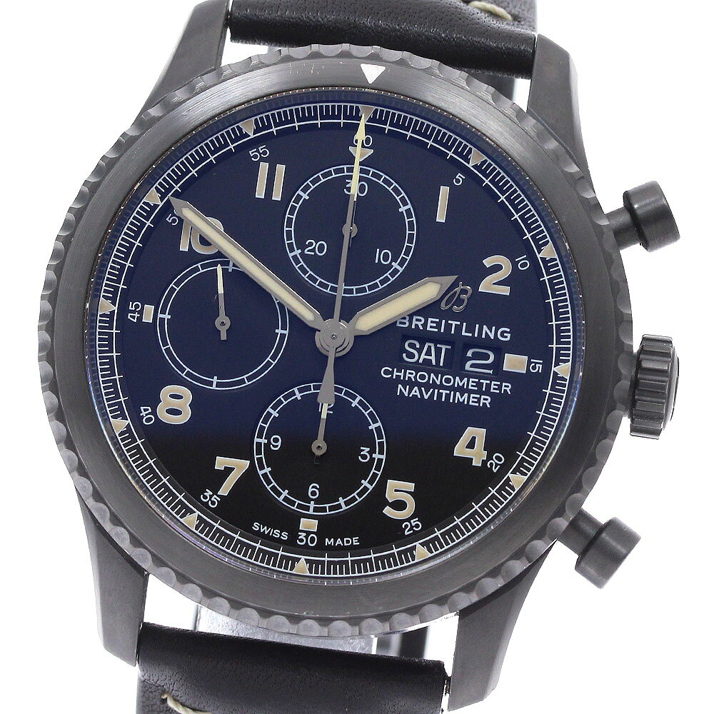 ブライトリング BREITLING M13314 ナビタイマー8 デイデイト 自動巻き メンズ 保証書付き_971164【中古】
